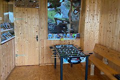 Kicker spielen in der Ferienwohnung